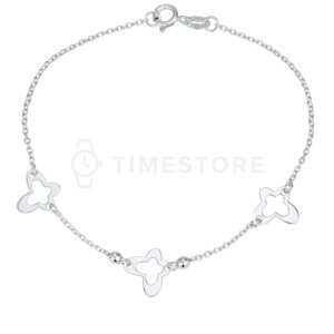 Strieborný náramok s príveskami TS-BR-0062