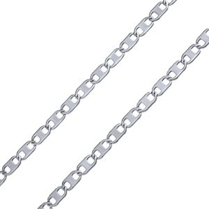 Náhrdelník z chirurgickej ocele marine plochý unisex 5mm variant 60cm