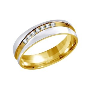 Snubný oceľový prsteň pre ženy MARIAGE veľkosť obvod 47 mm