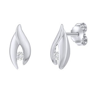 Strieborné náušnice Claire s čírym Brilliance Zirconia