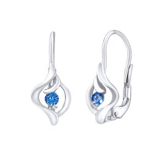 Strieborné náušnice so Swarovski Zirconia