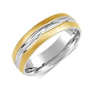L'AMOUR snubný prsteň pre mužov aj ženy z chirurgickej ocele veľkosť obvod 53 mm