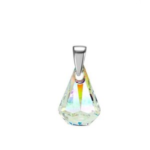 Strieborný prívesok XIRIUS Raindrop 14mm Crystal AB so Swarovski® Crystals