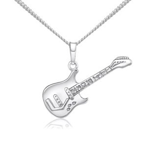 Strieborný prívesok Gitara