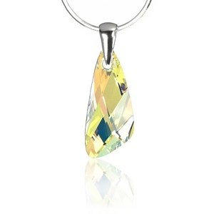 Strieborný prívesok Wing Crystal AB so Swarovski® Crystals