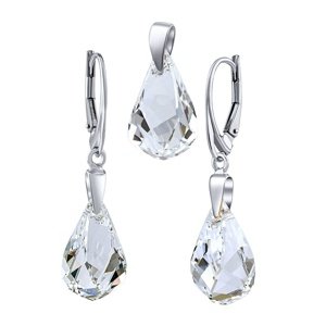 Strieborná súprava so Swarovski® Crystals Helix