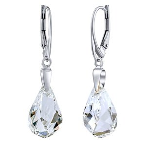 Strieborné náušnice so Swarovski® Crystals Helix