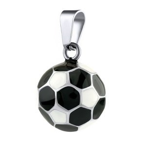 Oceľový prívesok futbalová lopta