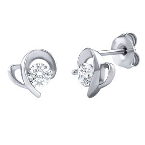 Náušničky zo striebra so Swarovski® Zirconia