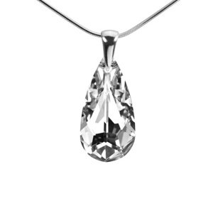 Strieborný prívesok kvapka Argent so Swarovski® Crystals