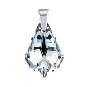 Strieborný prívesok so Swarovski® Crystals Baroque 16mm Argent