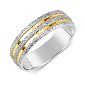 L'AMOUR snubný prsteň z ocele veľkosť obvod 53 mm