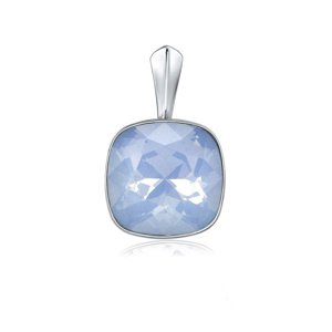 Strieborný prívesok so Swarovski® Crystals modrý opál 12mm
