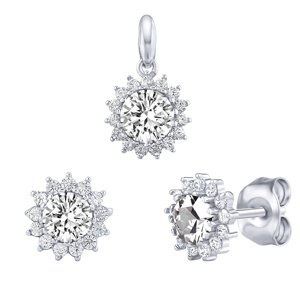 Strieborná súprava šperkov so Swarovski® Zirconia