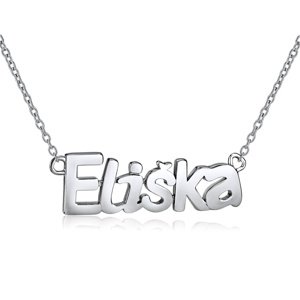 Strieborná retiazka s menom ELIŠKA