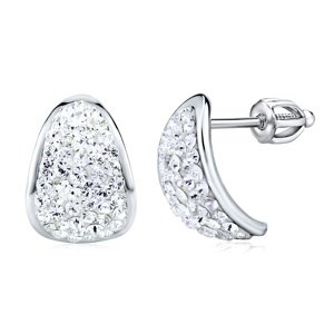 Strieborné náušnice so Swarovski® Crystals 14 mm