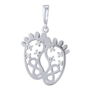 Strieborný prívesok materstva Francis s Brilliance Zirconia