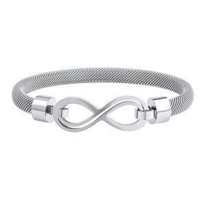 Náramok Infinity Pipin z chirurgickej ocele