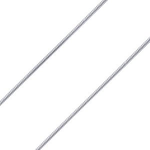 Strieborná retiazka hadík osemhran 1,2 mm variant 45 cm