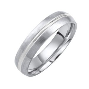 Snubný oceľový prsteň DALIA pre mužov aj ženy veľkosť obvod 75 mm