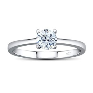 Strieborný prsteň MADISON so Swarovski® Zirconia veľkosť obvod 64 mm
