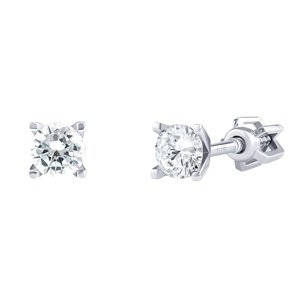 Strieborné náušnice Brina s Brilliance Zirconia