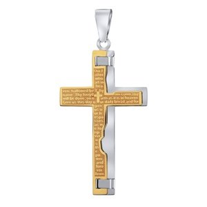 Prívesok kríž Archi z chirurgickej ocele