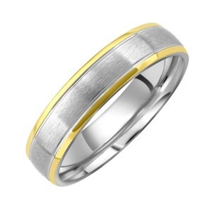Snubný oceľový prsteň JOURNEY pre mužov aj ženy veľkosť obvod 63 mm