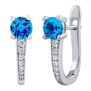 Strieborné náušnice Samba s Brilliance Zirconia