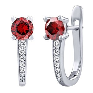 Strieborné náušnice Samba s Brilliance Zirconia