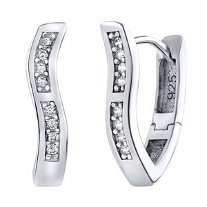 Strieborné náušnice Tamaira s Brilliance Zirconia