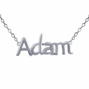 Strieborná retiazka s menom Adam