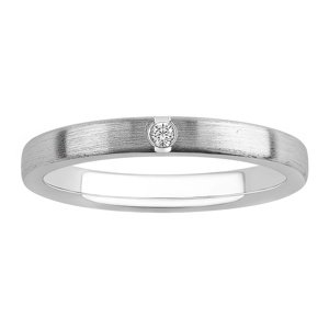 Snubný strieborný prsteň Gloster s Brilliance Zirconia veľkosť obvod 54 mm