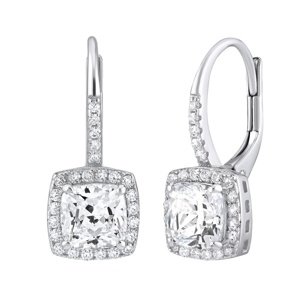 Strieborné náušnice so Swarovski® Zirconia