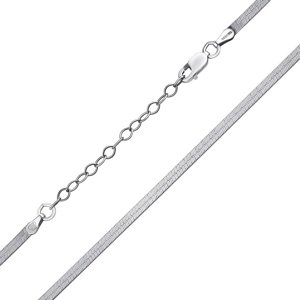 Strieborná retiazka hadík Valencia - 3 mm variant 40 cm