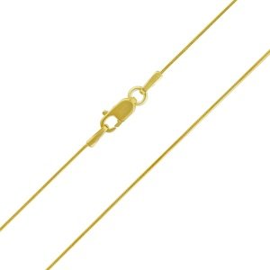 Dámska zlatá retiazka hadík 0,8 mm variant 40 cm