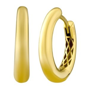 Zlaté náušnice kruhy Kay zo žltého zlata 21 mm