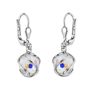 Strieborné náušnice so Swarovski® Crystals