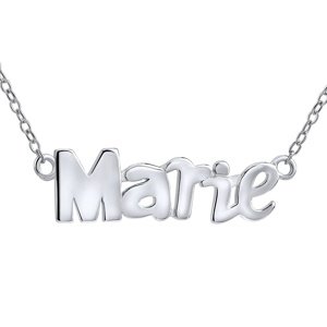Strieborná retiazka s menom Marie