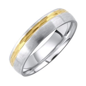 L´AMOUR snubný oceľový prsteň pre mužov a ženy veľkosť obvod 74 mm