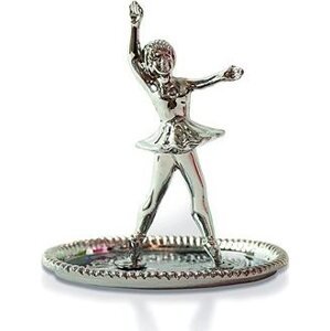 Invotis Miska na prstienky Ballerina, kov, výška 9 cm
