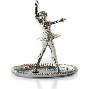 Invotis Miska na prstýnky Ballerina, kov, v.9 cm