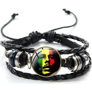 Kožený náramok Bob Marley - 1