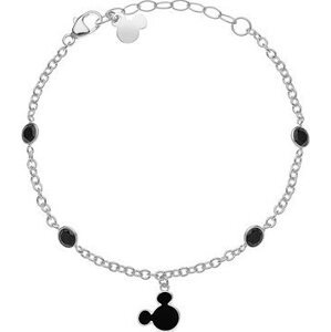DISNEY Mickey Mouse stříbrný náramek BS00060SZCL-55.CS
