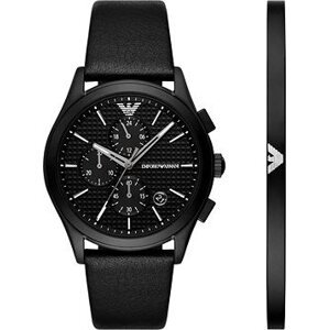 Emporio Armani pánska darčeková súprava hodiniek Paolo a náramku AR80070SET