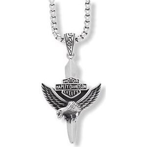 Ewena Přívěsek Harley Davidson z chirurgické oceli, JSL728