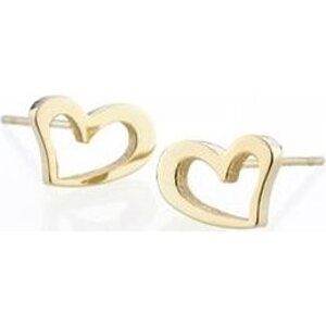 Náušnice STORM Heart Earrings – Gold 9980695/GD