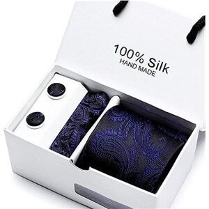 Gaira Manžetové knoflíčky s kapesníčkem a kravatou 7081-01
