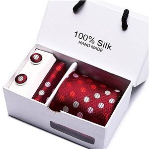 Gaira Manžetové knoflíčky s kapesníčkem a kravatou 7081-03