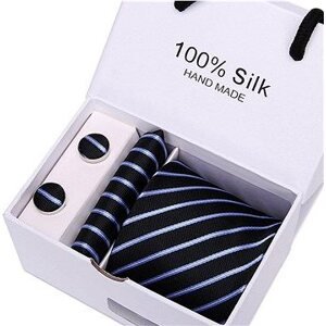Gaira Manžetové gombíky s vreckovkou a kravatou 7081-48